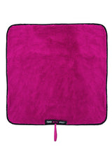 Two Bare Feet Changing Mat (Black/Raspberry)