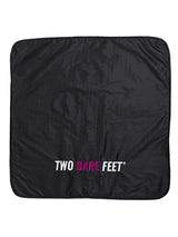 Two Bare Feet Changing Mat (Black/Raspberry)