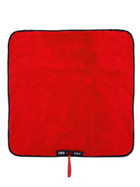 Two Bare Feet Changing Mat (Black/Red)
