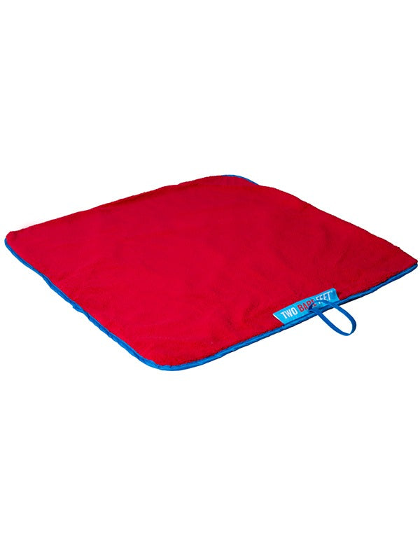 Two Bare Feet Changing Mat (Blue/Red)