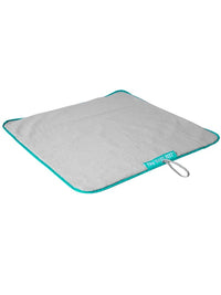 Two Bare Feet Changing Mat (Teal/Grey)