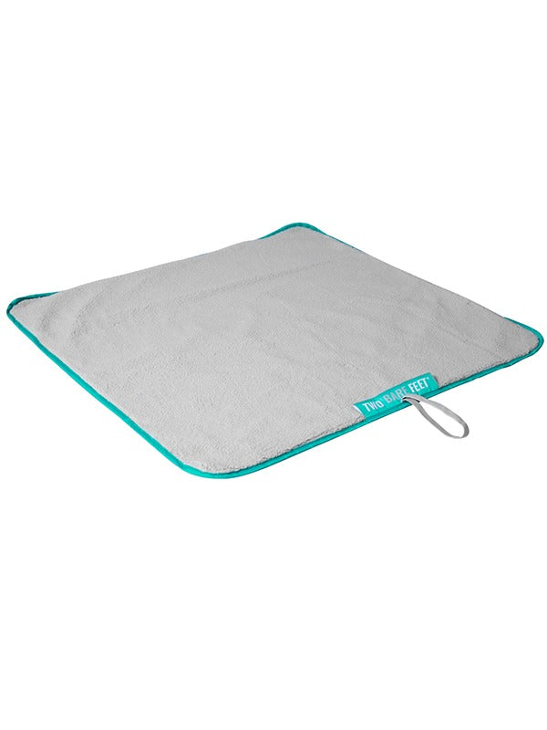 Two Bare Feet Changing Mat (Teal/Grey)