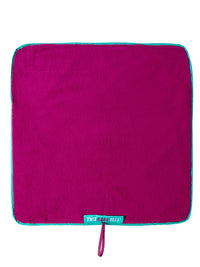 Two Bare Feet Changing Mat (Teal/Raspberry)