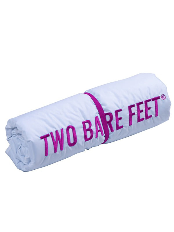 Two Bare Feet Changing Mat (White/Raspberry)