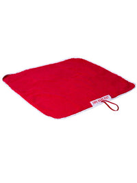 Two Bare Feet Changing Mat (White/Red)