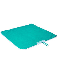 Two Bare Feet Changing Mat (White/Teal)