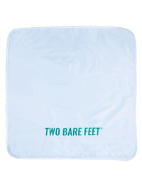 Two Bare Feet Changing Mat (White/Teal)