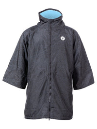 Two Bare Feet Classic Print Weatherproof Changing Robe (Ice Blue)