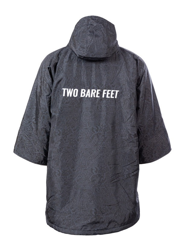 Two Bare Feet Classic Print Weatherproof Changing Robe (Ice Blue)