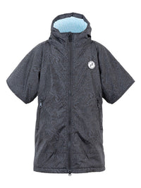 Two Bare Feet Kids Classic Print Weatherproof Changing Robe (Ice Blue)