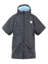 Two Bare Feet Kids Classic Print Weatherproof Changing Robe (Ice Blue)