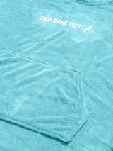 Two Bare Feet Adults Towelling Changing Robe (Aqua)