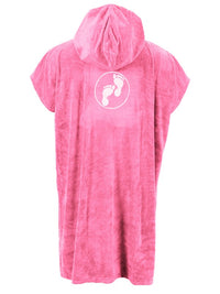 Two Bare Feet Adults Towelling Changing Robe (Hot Pink)