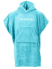 Two Bare Feet Kids Towelling Changing Robe (Aqua)