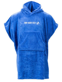 Two Bare Feet Kids Towelling Changing Robe (Blue)