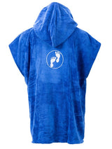 Two Bare Feet Kids Towelling Changing Robe (Blue)