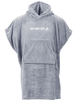 Two Bare Feet Kids Towelling Changing Robe (Grey)