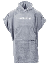 Two Bare Feet Kids Towelling Changing Robe (Grey)