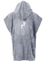 Two Bare Feet Kids Towelling Changing Robe (Grey)