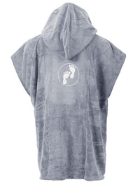 Two Bare Feet Kids Towelling Changing Robe (Grey)