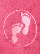 Two Bare Feet Kids Towelling Changing Robe (Hot Pink)