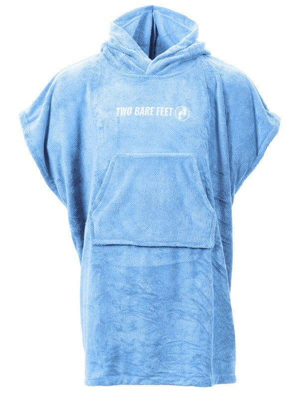 Two Bare Feet Kids Towelling Changing Robe (Light Blue)