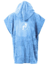 Two Bare Feet Kids Towelling Changing Robe (Light Blue)
