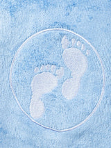 Two Bare Feet Kids Towelling Changing Robe (Light Blue)