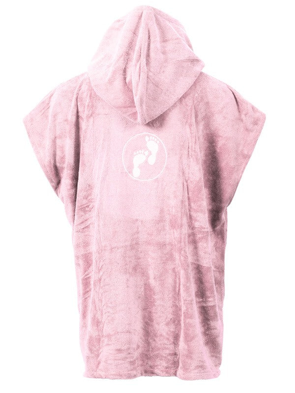 Two Bare Feet Kids Towelling Changing Robe (Light Pink)