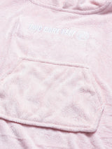 Two Bare Feet Kids Towelling Changing Robe (Light Pink)