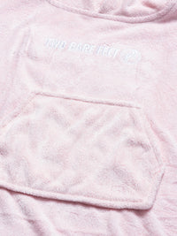 Two Bare Feet Kids Towelling Changing Robe (Light Pink)