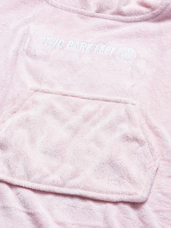 Two Bare Feet Kids Towelling Changing Robe (Light Pink)