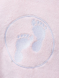 Two Bare Feet Kids Towelling Changing Robe (Light Pink)