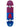 TBF Boarding Co Complete Double Kick Skateboard Checkmate (Blue / Red)