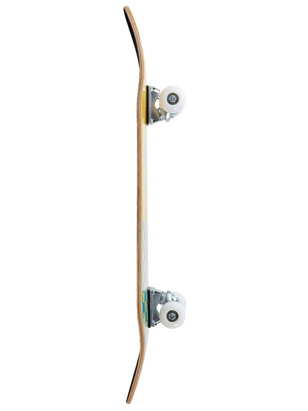 TBF Boarding Co Complete Double Kick Skateboard Checkmate (Yellow / Blue)