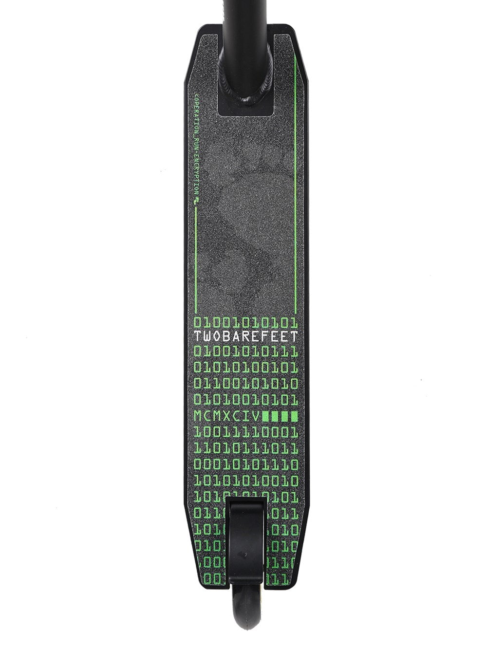 Two Bare Feet Cipher Model Stunt Scooter (Black/Green)