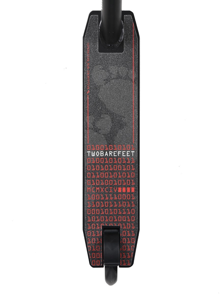 Two Bare Feet Cipher Model Stunt Scooter (Black/Red)