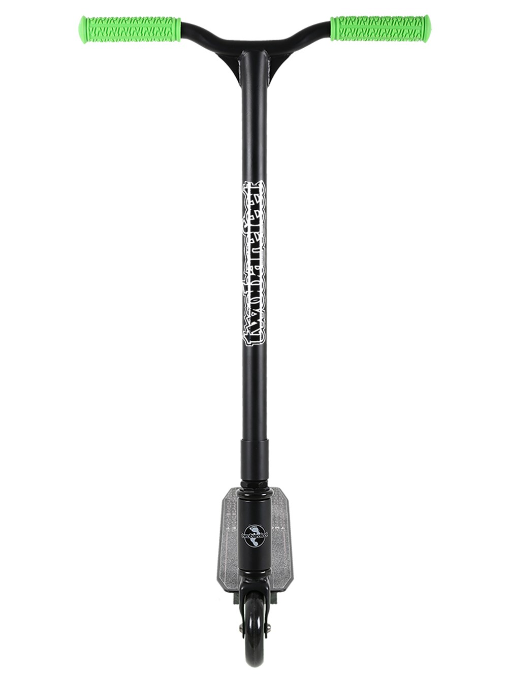Two Bare Feet Cipher Model Stunt Scooter (Black/Green)