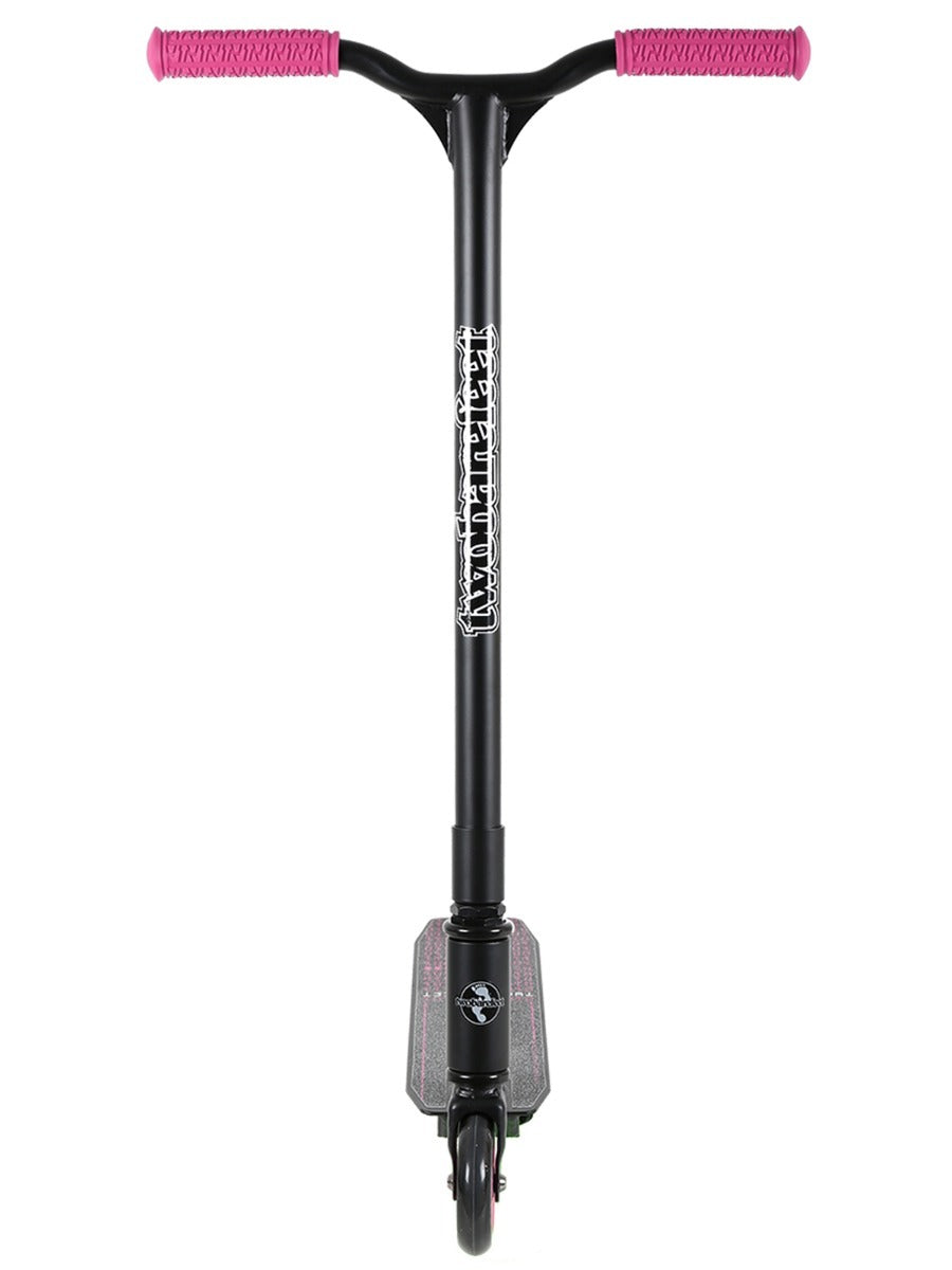 Two Bare Feet Cipher Model Stunt Scooter (Black/Pink)