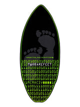 Two Bare Feet Cipher 41" Skimboard (Black / Green)