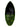Two Bare Feet Cipher 41" Skimboard (Black / Green)
