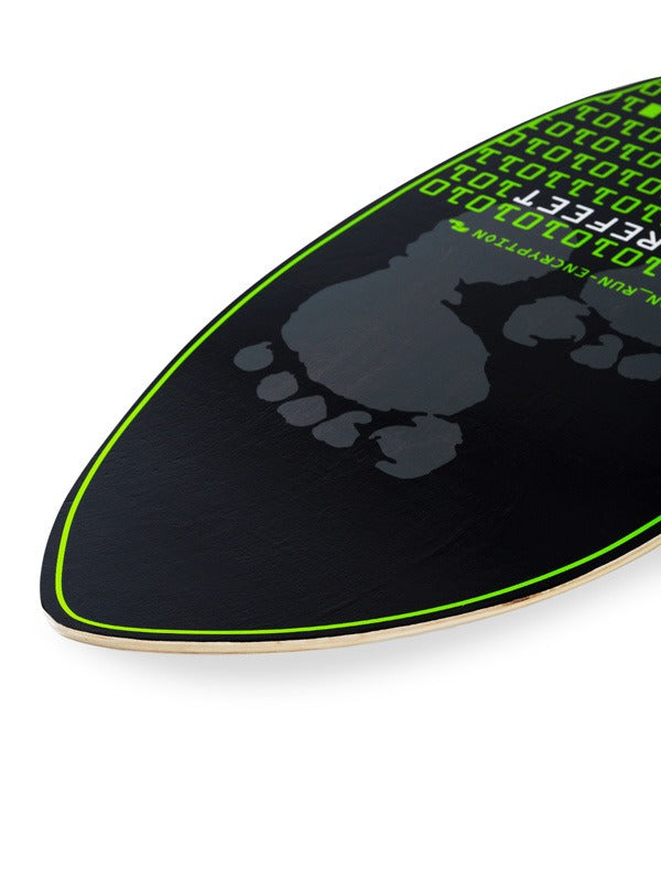 Two Bare Feet Cipher 41" Skimboard (Black / Green)