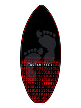 Two Bare Feet Cipher 41" Skimboard (Black / Red)