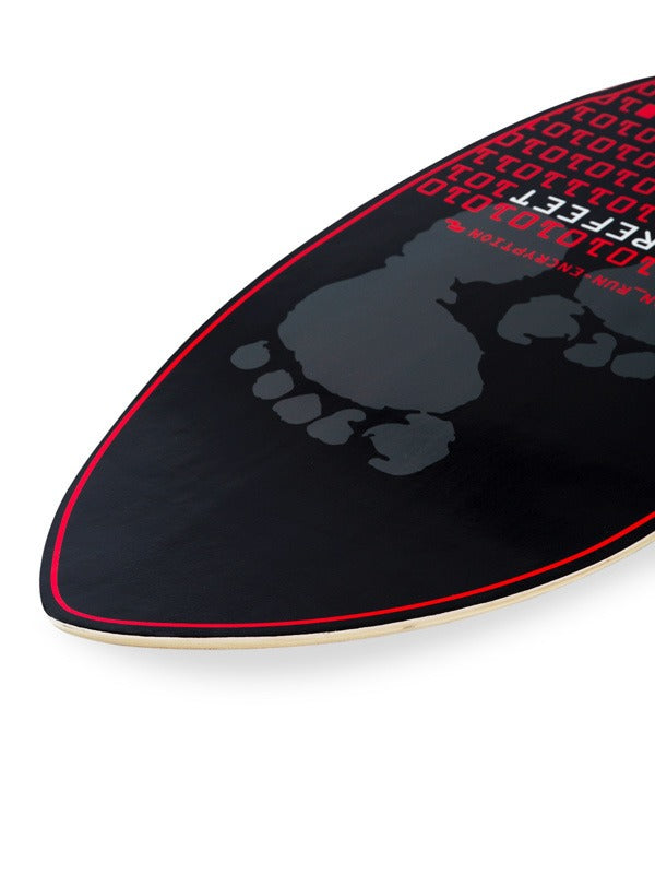 Two Bare Feet Cipher 41" Skimboard (Black / Red)
