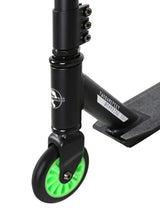 Two Bare Feet Cipher Model Stunt Scooter (Black/Green)