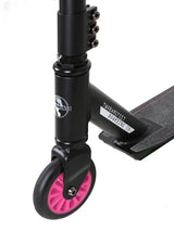 Two Bare Feet Cipher Model Stunt Scooter (Black/Pink)