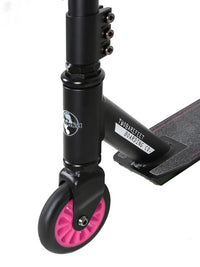 Two Bare Feet Cipher Model Stunt Scooter (Black/Pink)