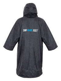 Two Bare Feet Kids Classic Print Weatherproof Changing Robe (Black/Blue)