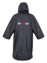 Two Bare Feet Kids Classic Print Weatherproof Changing Robe (Black/Raspberry)
