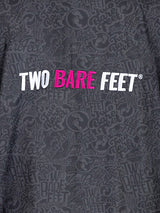 Two Bare Feet Classic Print Weatherproof Changing Robe (Black/Raspberry)